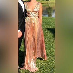 Maria Lucia Honan gold dress